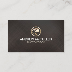 Carte De Visite Icône de lunettes de l'éditeur de photos