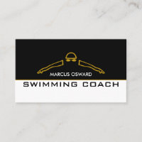 Icône de natation en or, Coach de natation & Lifeg