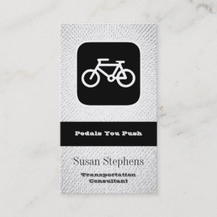 Carte De Visite Icône de réseau de vélo minimaliste moderne