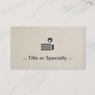 Carte De Visite Icône modifiable - Professionnel et simple Élégant