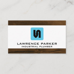 Carte De Visite Icône Système de tuyauterie   Plomber