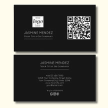 Icônes sociales de logo de code QR moderne noir