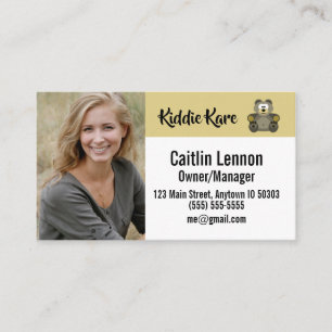 Carte De Visite ID de photo d'employé personnalisé