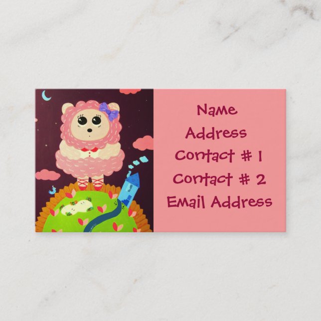 Carte De Visite Idéaux élevés Namecard personnel (Devant)