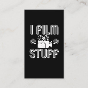 Carte De Visite Idée de cadeau de cinéaste de cinéma de cinéas