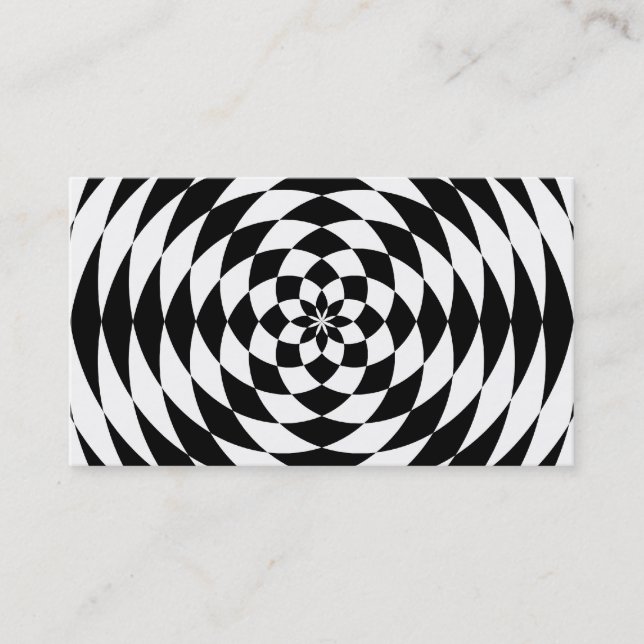 Carte De Visite Illusion d'optique (Devant)