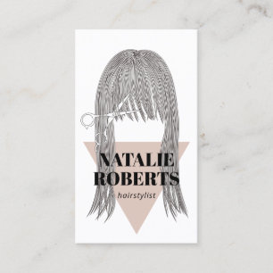 Carte De Visite Illustration de l'écharpe et de l'illustration de 