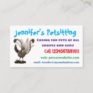 Carte De Visite Illustration de superbe et superbe lyrebird