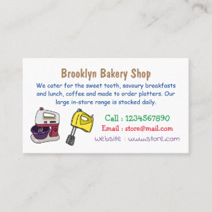 Carte De Visite Illustration du mixer