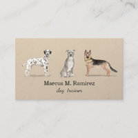 Illustration d'un chien d'aquarelle d'un entraîneu