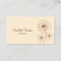 Illustration florale délicate Doula naissance sage