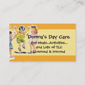 Carte De Visite Illustration pour enfants Vintages Services de gar