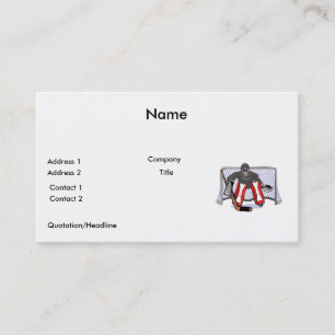 Carte De Visite illustration vectorielle réaliste de gardien de bu
