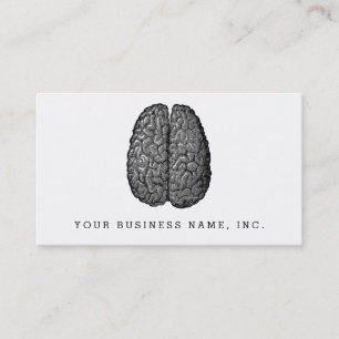 Carte De Visite Illustration vintage d'esprit humain