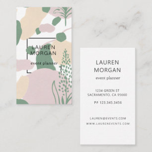 Carte De Visite Illustrations Modernes Minimalistes Verticales
