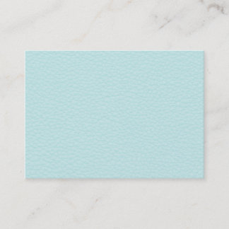 Carte De Visite Image de cuir léger de turquoise