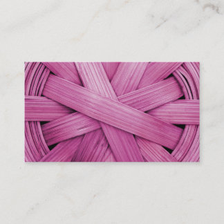 Carte De Visite Image de panier rose