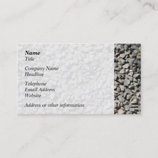 Carte De Visite Image de petites pierres