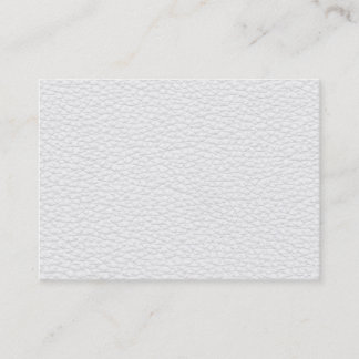 Carte De Visite Image du cuir blanc