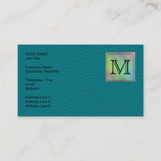 Carte De Visite Image faite sur commande imprimée de monogramme