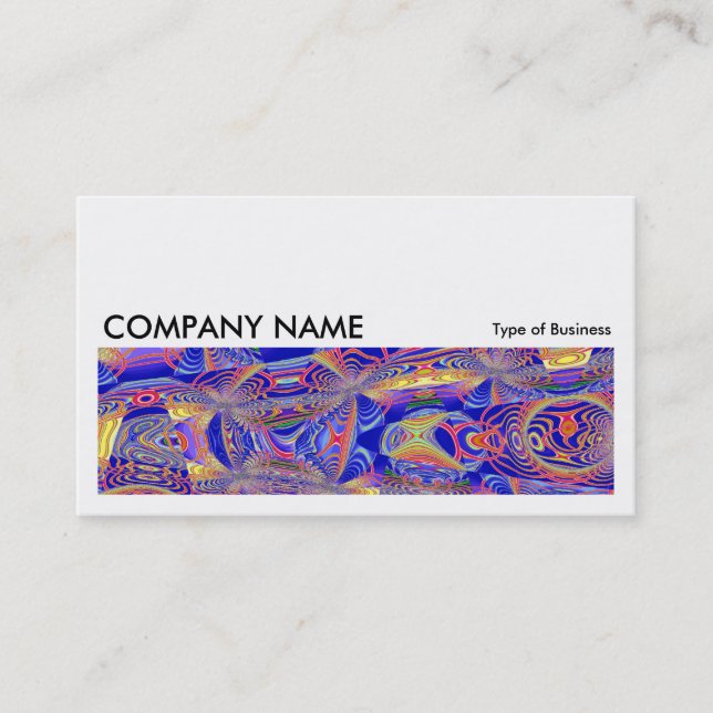 Carte De Visite Image longue 0192 - Abstrait fractal 061012a (Devant)