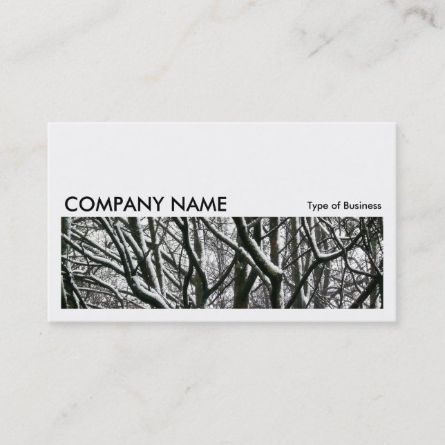 Carte De Visite Image longue 029 - Branches moelleuses (Devant)
