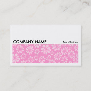 Carte De Visite Image longue 059 - Floral rose