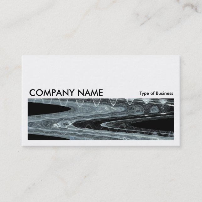 Carte De Visite Image longue 077 - Vagues de glace (Devant)