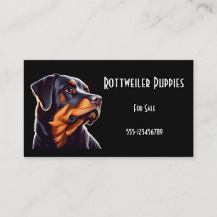 Carte De Visite Imaginaire Cute Rottweiler, Imaginaire Imaginaire