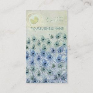 Carte De Visite Imaginaire de mer de paon