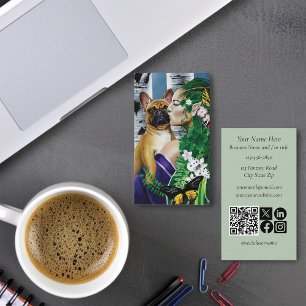 Carte De Visite Imaginaire Dryad Bulldog français
