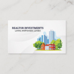 Carte De Visite Immeubles commerciaux Résidentiel Propriétés