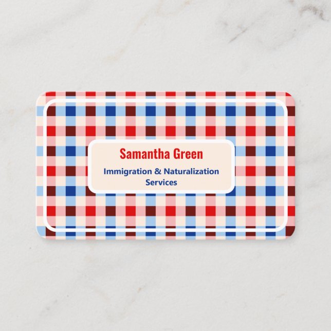 Carte De Visite Immigration (Devant)