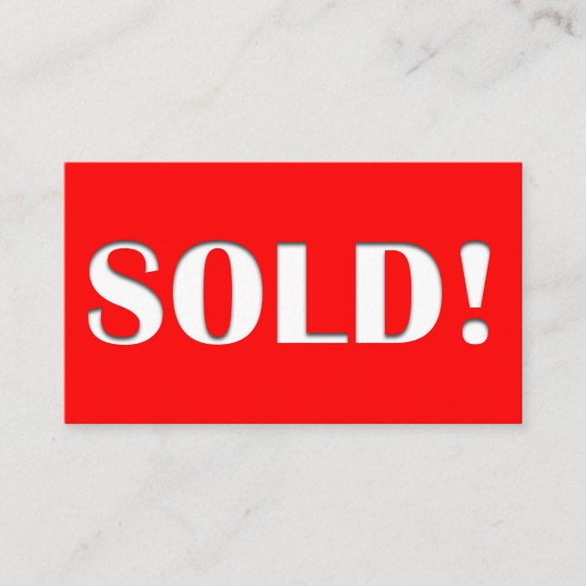 Carte De Visite Immobilier (Devant)