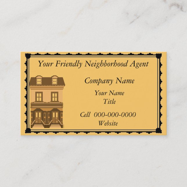 Carte de visite immobilier/assurance (ou?) (Devant)