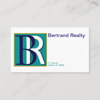 Carte de visite immobilier Bertrand