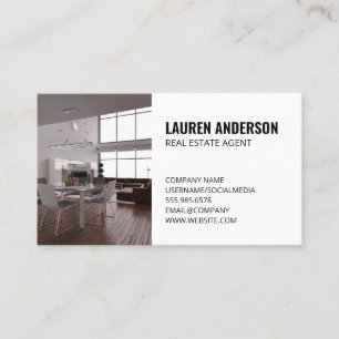 Carte De Visite Immobilier Intérieur de loft