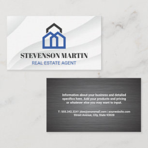 Carte De Visite Immobilier Logo des maisons