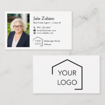 Immobilier Luxe Moderne Photo et Logo Personnalisé