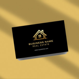 Carte De Visite Immobilier minimaliste professionnel moderne 
