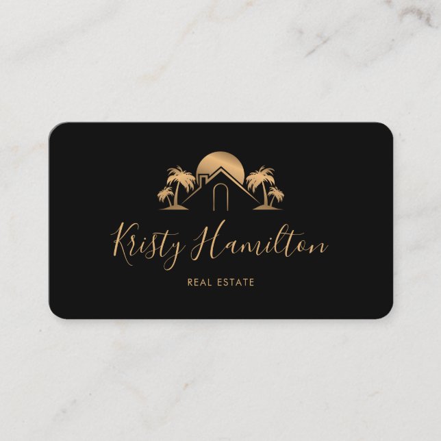Carte De Visite immobilier professionnel ajouter photo code QR (Devant)