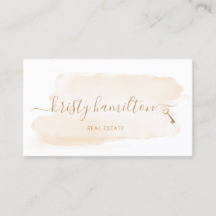 Carte De Visite immobilier professionnel maison courtier clé affai