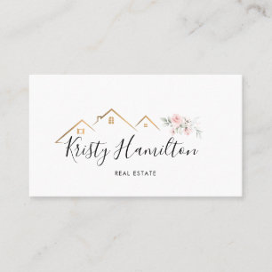 Carte De Visite immobilier professionnel realtor house ajouter la