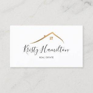 Carte De Visite immobilier professionnel realtor key ajouter photo