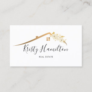 Carte De Visite immobilier professionnel realtor key ajouter photo