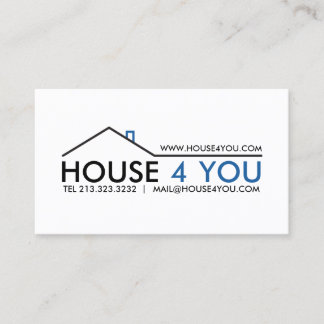 Carte De Visite Immobilier professionnel simple