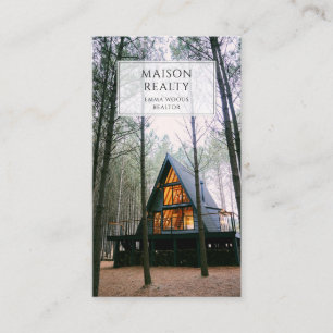 Carte De Visite Immobilier Realtor moderne