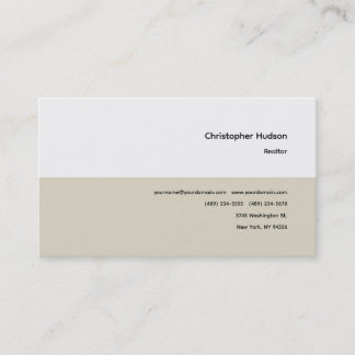 Carte De Visite Immobilier simple professionnel