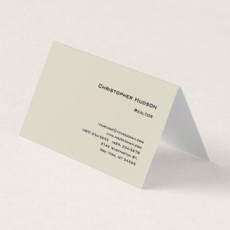 Carte De Visite Immobilier simple professionnel