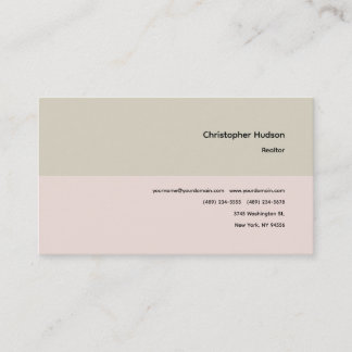Carte De Visite Immobilier simple professionnel